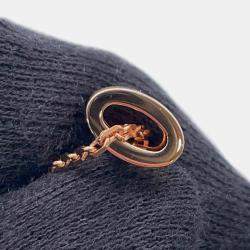 مملوكة مسبقًا قلادة هيرمس بوب آش حجم صغير ميتال لاكر مرونغ راسي