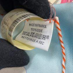 مملوكة مسبقًا Hermes Carre My Cloud Size 90 Blue Gacier/Grease/Multicolor Silk100%