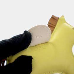 Pre Owned دلاية حقيبة هيرمس روديو ميلو جلد خروف وسط