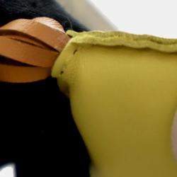 Pre Owned دلاية حقيبة هيرمس روديو ميلو جلد خروف وسط