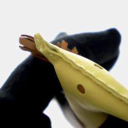 Pre Owned دلاية حقيبة هيرمس روديو ميلو جلد خروف وسط