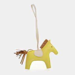 Pre Owned دلاية حقيبة هيرمس روديو ميلو جلد خروف وسط