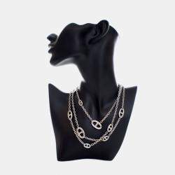 Pre Owned Hermes Farandole Sterling Silver Necklace 120