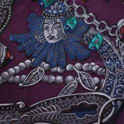 مملوكة مسبقًا Hermes Zenobie Reine De Palmyre Silk Scarf 90