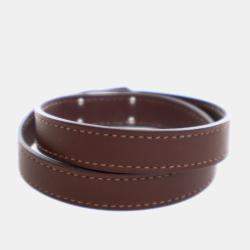 مملوكة مسبقًا سوار هيرمس ميني كيلي دبل تور جلد العجل