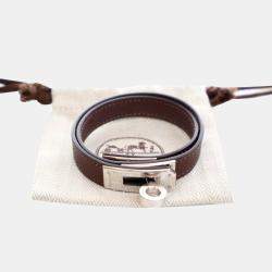 مملوكة مسبقًا سوار هيرمس ميني كيلي دبل تور جلد العجل