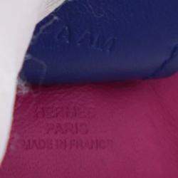 Pre Owned Hermes Rodeo MM Milo Lambskin Leather Bag