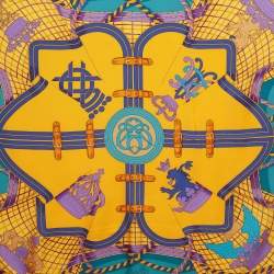 Pre Owned Hermès Orange Grande Tenue Silk Scarf