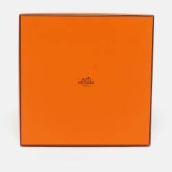 Pre Owned Hermès Orange Grande Tenue Silk Scarf