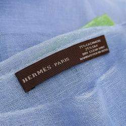 Pre Owned شال ووشاح هيرمس كشمير حرير متعدد الألوان