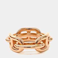 Pre Owned خاتم وشاح معدني من هيرمس