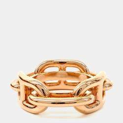 Pre Owned خاتم وشاح معدني من هيرمس