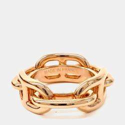 Pre Owned خاتم وشاح معدني من هيرمس