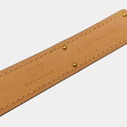 Pre Owned Hermes Leather Brown Kelly Belt