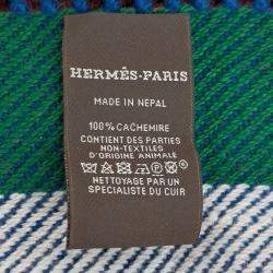 Pre Owned Hermes cashmere Multicolor muffler