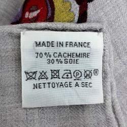 Pre Owned Hermes Cashmere Silk Multicolor muffler and shawl