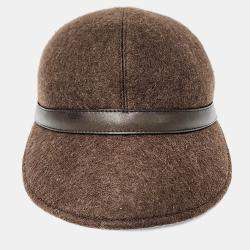 Pre Owned Hermes Brown Yak Felt Hat