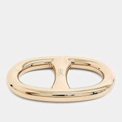 Pre Owned خاتم وشاح هيرمس ذهبي