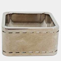 Pre Owned Hermes Silver Scarf Ring