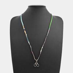 مملوكة مسبقًا Hermes Tourbillon Silk Necklace