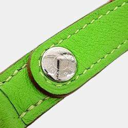 مملوكة مسبقًا Hermes Green Leather Strap