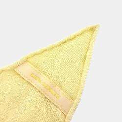 Pre Owned Hermes Cashmere Silk Yellow Rosangi Scarf