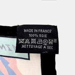Pre Owned Hermes Multicolor Printed Silk Scarf