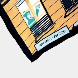 Pre Owned Hermes Multicolor Printed Silk Scarf