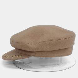 مملوكة مسبقًا Hermes Beige Wool Hat Size 59