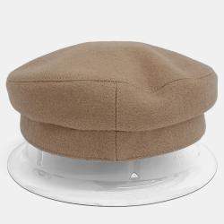 مملوكة مسبقًا Hermes Beige Wool Hat Size 59