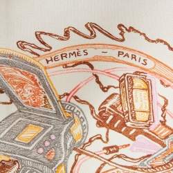 مملوكة مسبقًا وشاح هيرمس حرير بوستي إيه كافاليري وردي