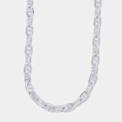 Pre Owned Hermes Chaine D'Ancre Necklace 36 Pieces Size MM Sv925