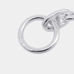 Pre Owned Hermes Chaine D'Ancre Necklace 36 Pieces Size MM Sv925