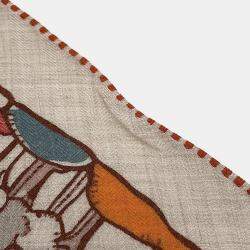 Pre Owned Hermes Triangle Jean Thousand And One Rabbits Fall/Winter 2025  