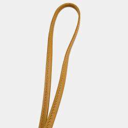 Pre Owned Hermes Buddy Bag Charm Ecru/Sesame Mouton Lambskin