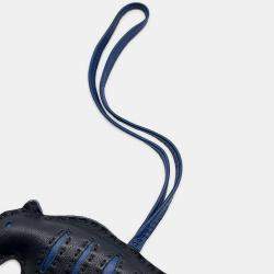 Pre Owned Hermes Rulu Bag Charm Black/Blue Saphir Lambskin