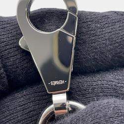 Pre Owned Hermes Bandouliere Maxi Quadrille Chai/Nata/Blue Plume/Gold Canvas Swift Leather Size 27.6"