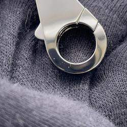 Pre Owned Hermes Bandouliere Maxi Quadrille Chai/Nata/Blue Plume/Gold Canvas Swift Leather Size 27.6"