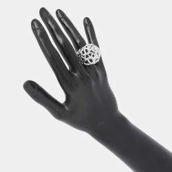 Pre Owned Hermes Chaine D'Ancre Anchene Ring Size TGM Sv925