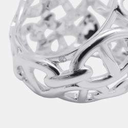 Pre Owned Hermes Chaine D'Ancre Anchene Ring Size TGM Sv925