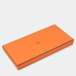 Pre Owned Hermes New Cit Cavaliere Size 140 White/Craie/Pink Cashmere70% Silk30%