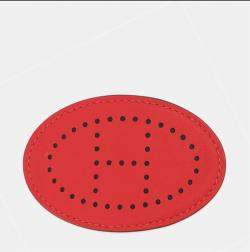 Pre Owned هيرميس إيفلين بارريت جلد سويفت لارج روج لادو