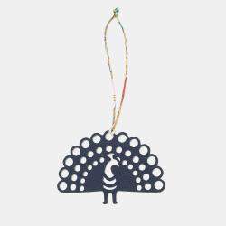 مملوكة مسبقًا Hermes Petit H Peacock Canopee/Blue Nuit Togo Leather Chevre Myzore Goatskin