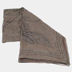 مملوكة مسبقًا Hermes beaded shawl and scarf