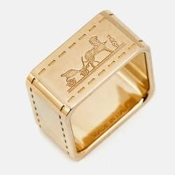 مملوكة مسبقًا خاتم وشاح هيرميس بولدوك بلون ذهبي