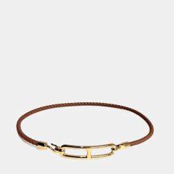 مملوكة مسبقًا سوار هيرمس جلدي روليس دبل تور