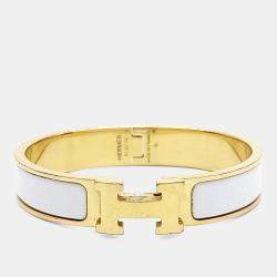 Pre Owned كليكاش معدن مطلي بالذهب من هيرمس