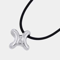 Pre Owned Hermes Lima Necklace Size Gm Sv925