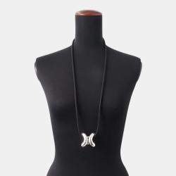 Pre Owned Hermes Lima Necklace Size Gm Sv925