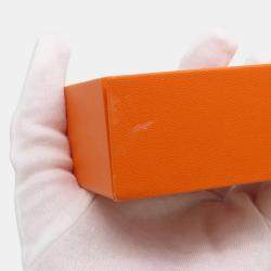 مملوكة مسبقًا Hermes Ex Libris Earrings Size Tpm 18K Pink Gold